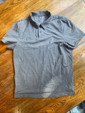 Proof Gray Short-Sleeve Polo Shirt